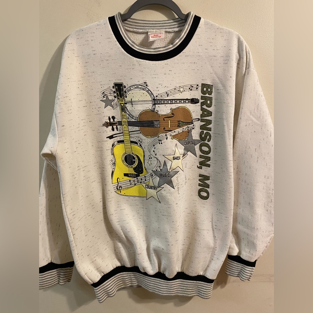 VTG‎ Unisex Bay Bridge Made in USA Branson, Missouri Sweatshirt Size Large